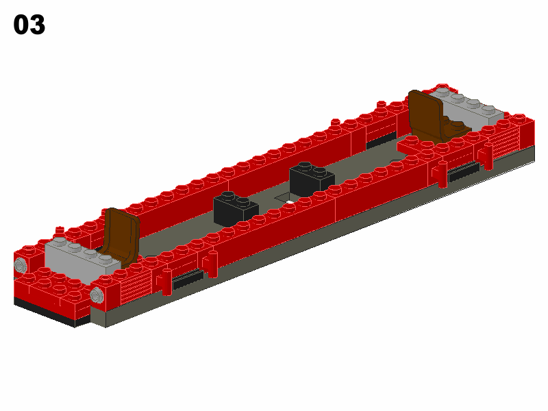 乐高火车 lego 10183 制作图纸 -vol.1