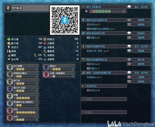 怪物猎人世界冰原拔刀弓毕业装 哔哩哔哩