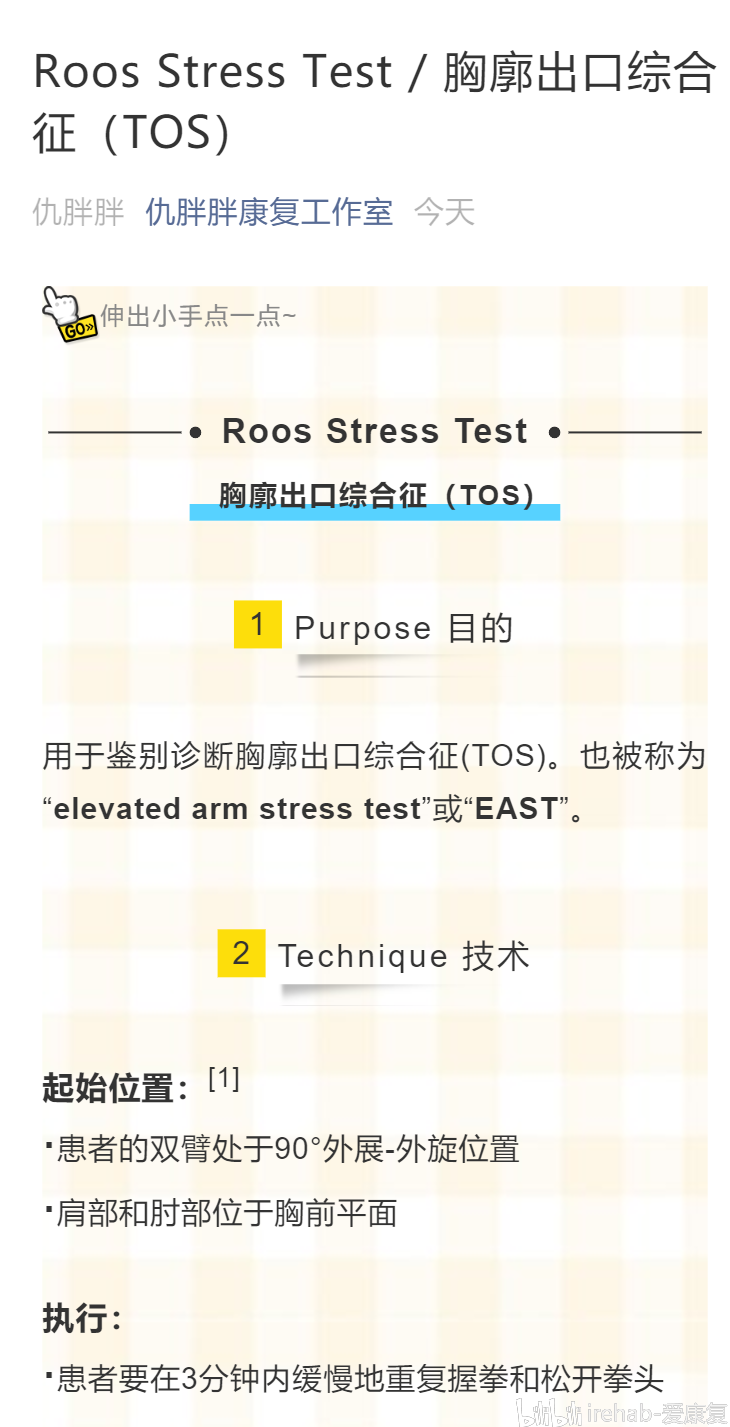 Roos Stress Test Tos