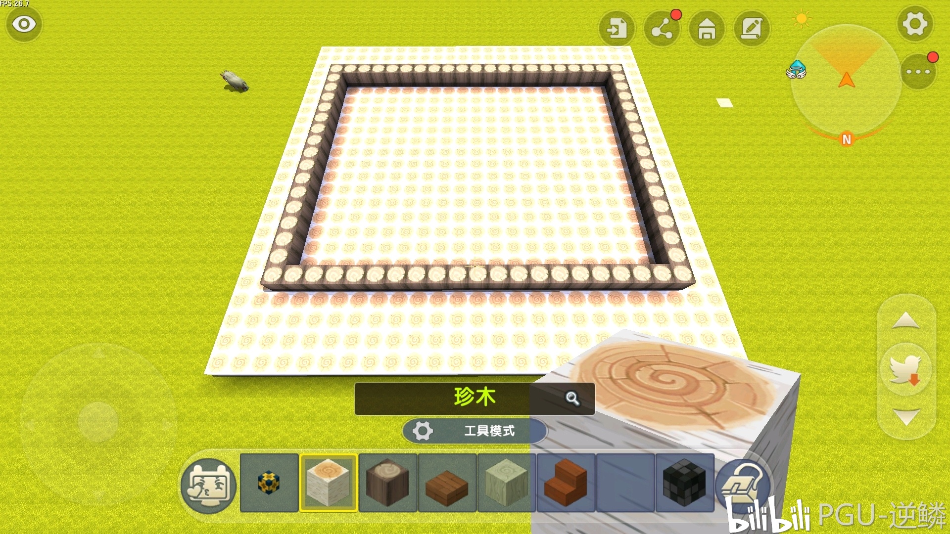 迷你世界古风小楼如何制作萌新分享建造教程让你体验古风美