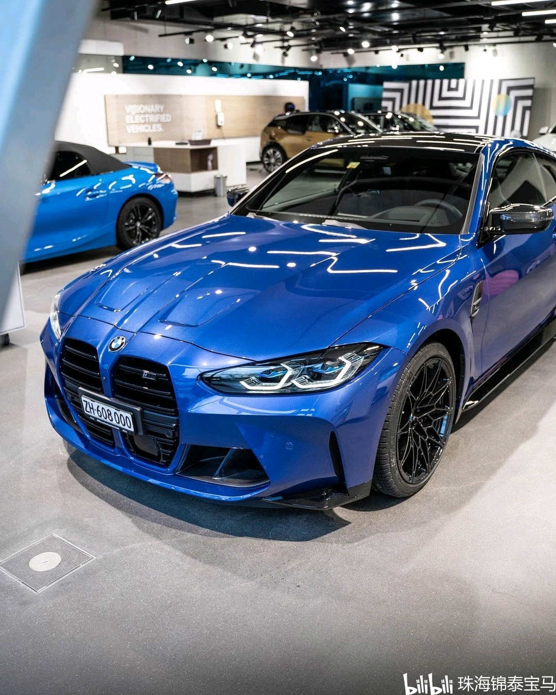 全新bmw ///m4雷霆版 | 波尔蒂芒蓝