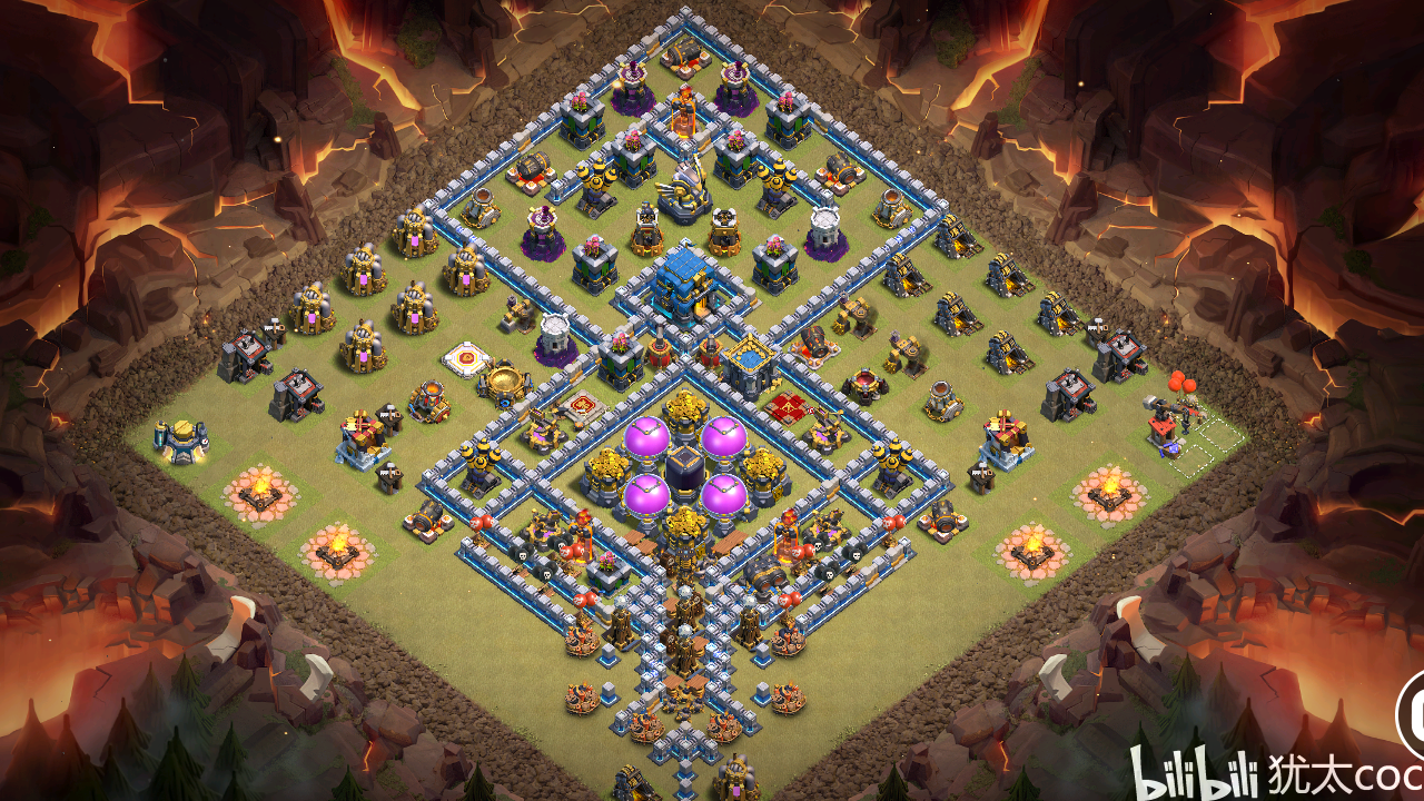 部落冲突12本坑人阵分享阵型19附链接代码