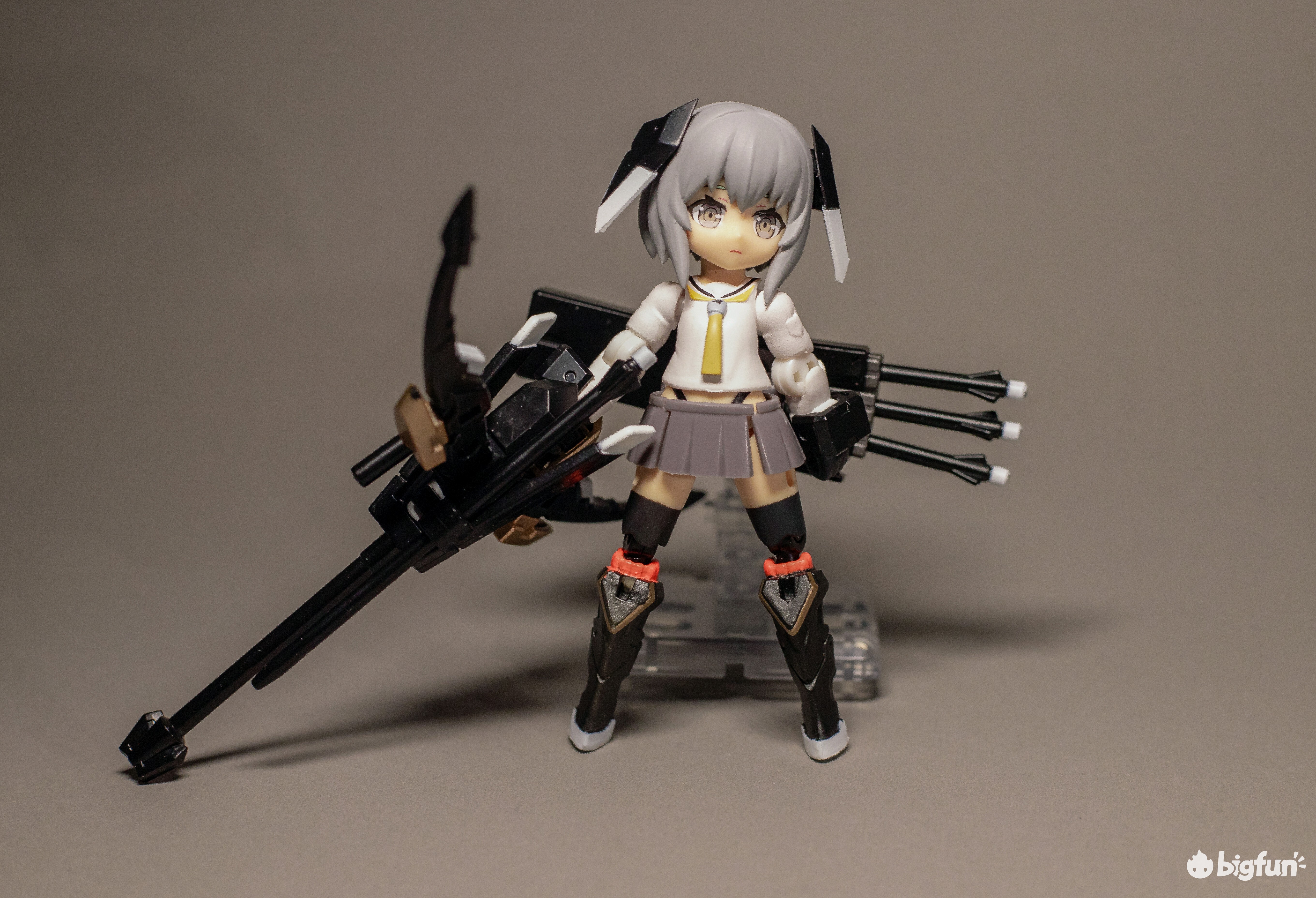 老物分享 Megahouse桌面军团 重兵装型女子高生 陆 手办模玩 Bilibili游戏社区