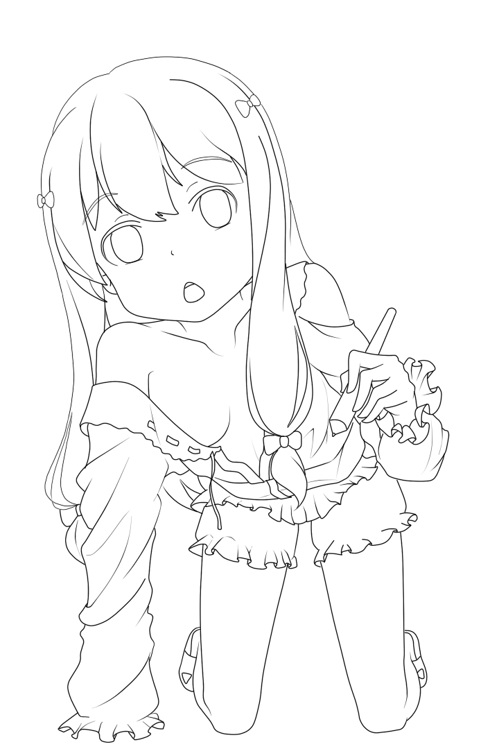 临摹7埃罗芒阿老师线稿