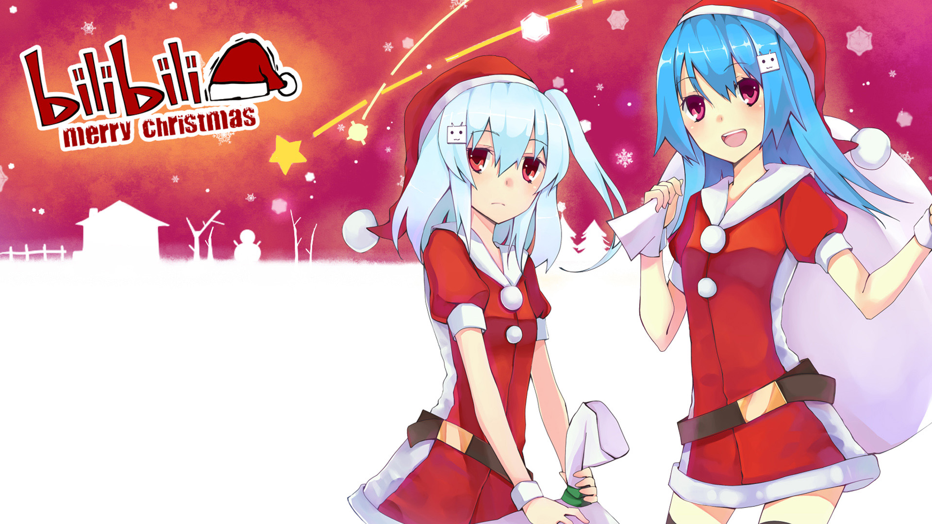 哔哩哔哩 圣诞节 _ 壁纸娘 _ 哔哩哔哩相簿