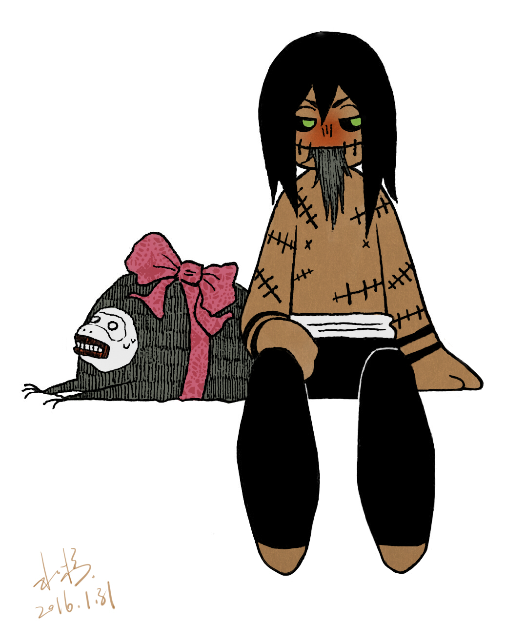 和之前的飞段一套要做亚克力吊坠的角都  同样想要的小伙伴可以私我哦