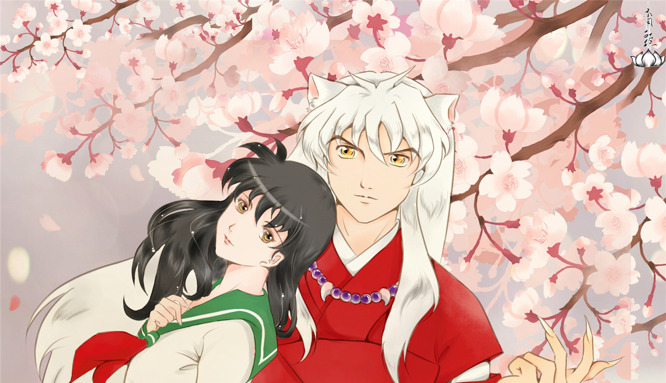 犬夜叉同人 人物动作背景樱花学习自半次元教程