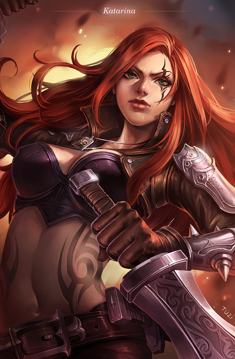 卡特琳娜同人图~ _ 另外半只小雪人 _ 哔哩哔哩相簿