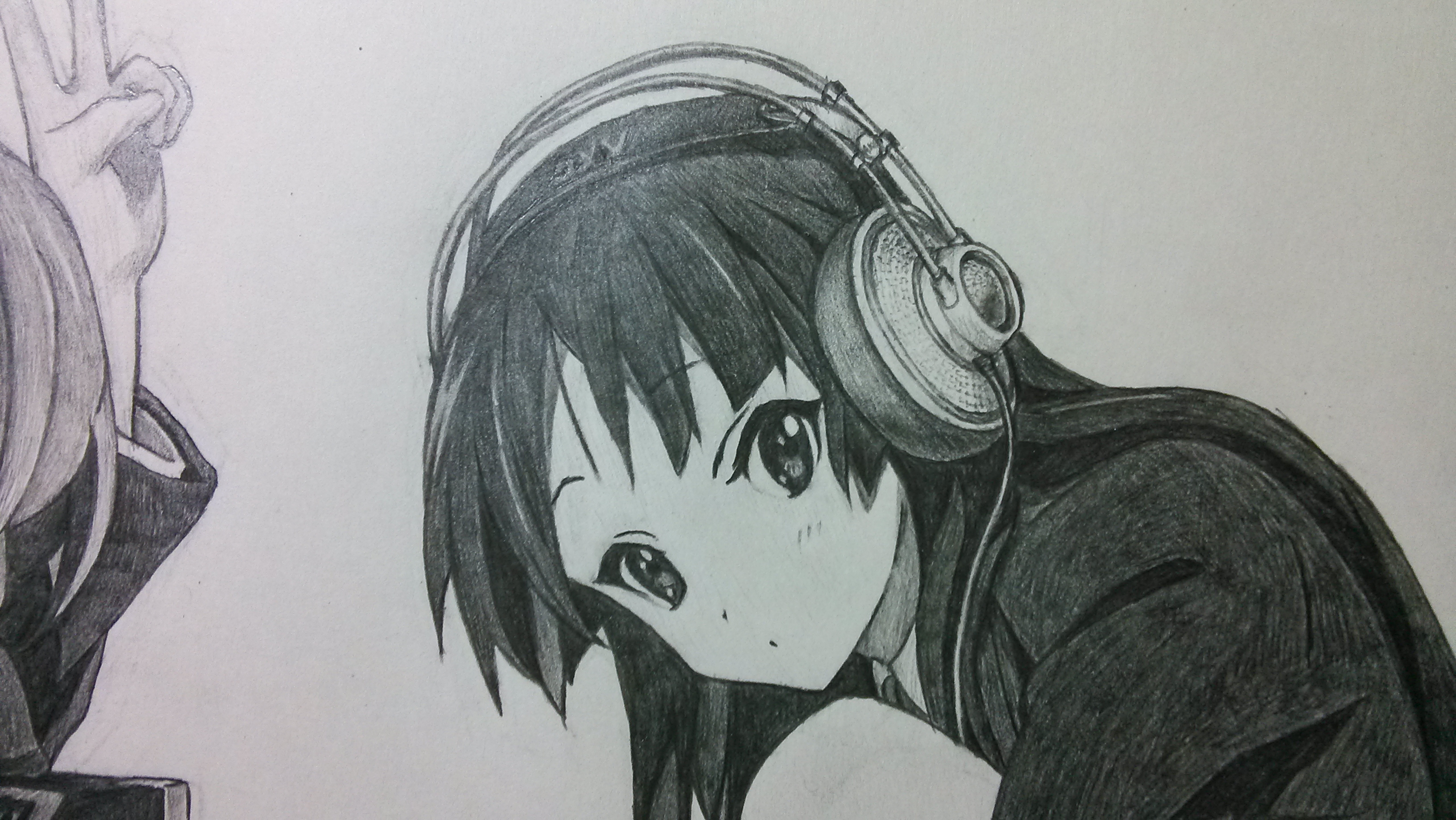 【临摹】k-on! 呆唯和mio