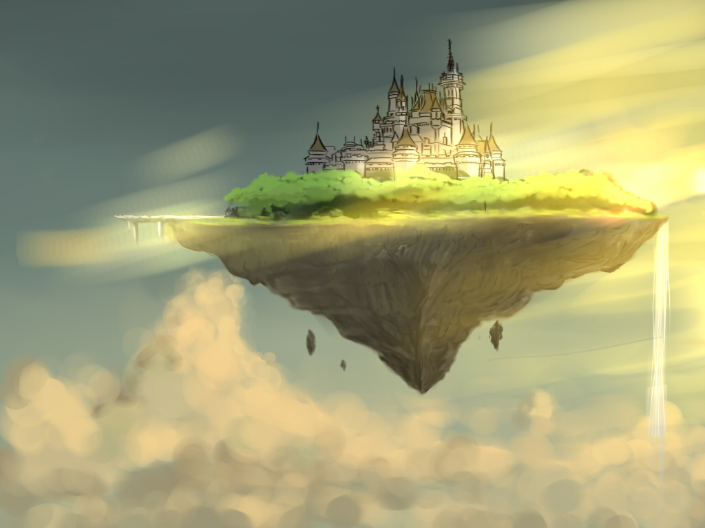 浮空岛 _ 世界便当君 _ 哔哩哔哩相簿