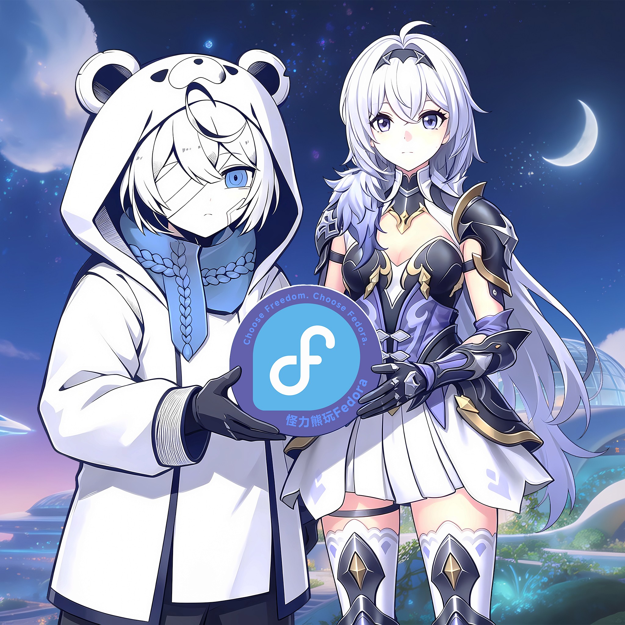 怪力熊玩Fedora