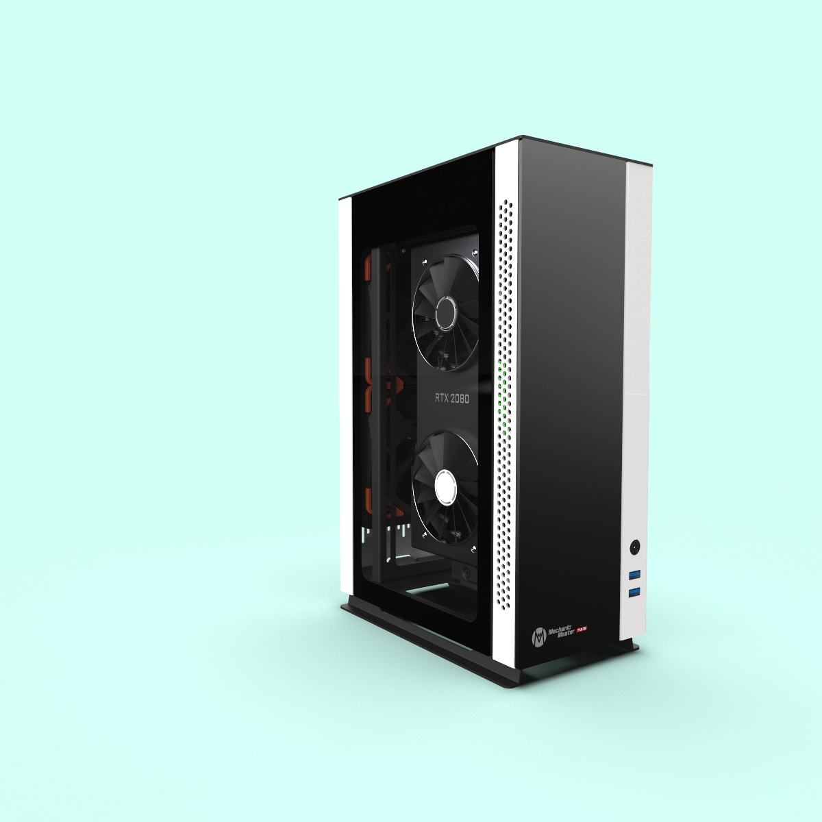 不到10l体积的itx机箱c24小方糖上3900x的cpu温度会不会炸呢来看看