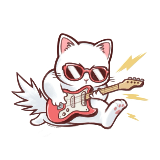 一只听音乐的猫