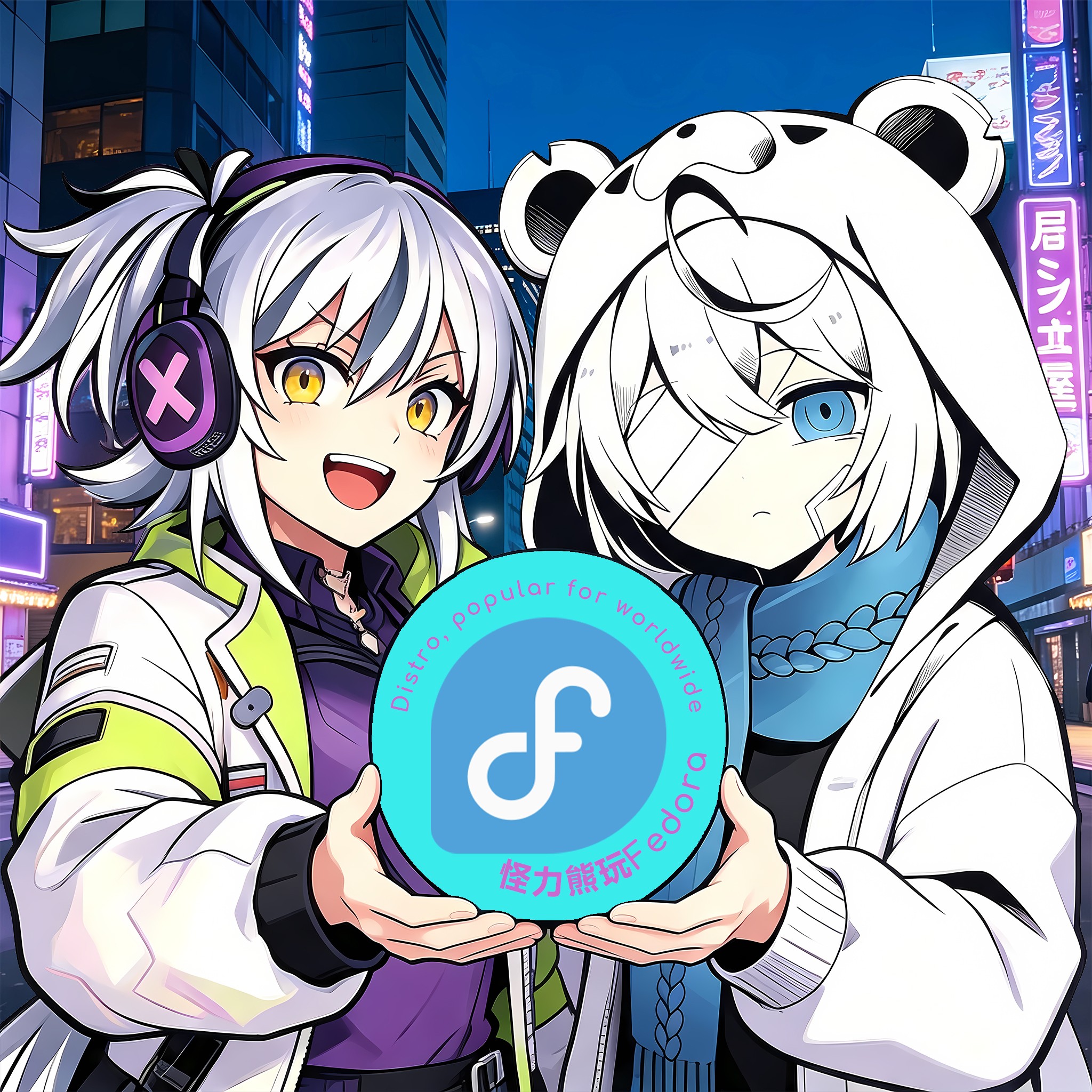 怪力熊玩Fedora