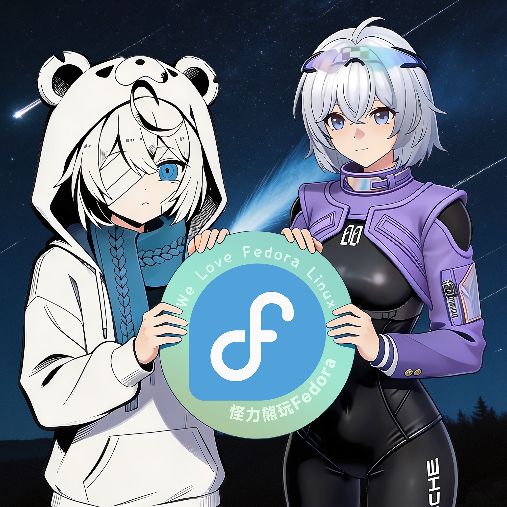 怪力熊玩Fedora