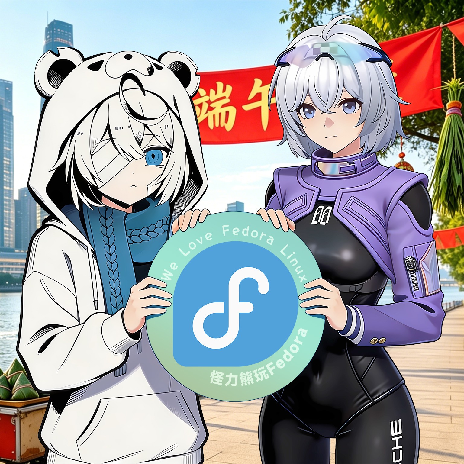 怪力熊玩Fedora