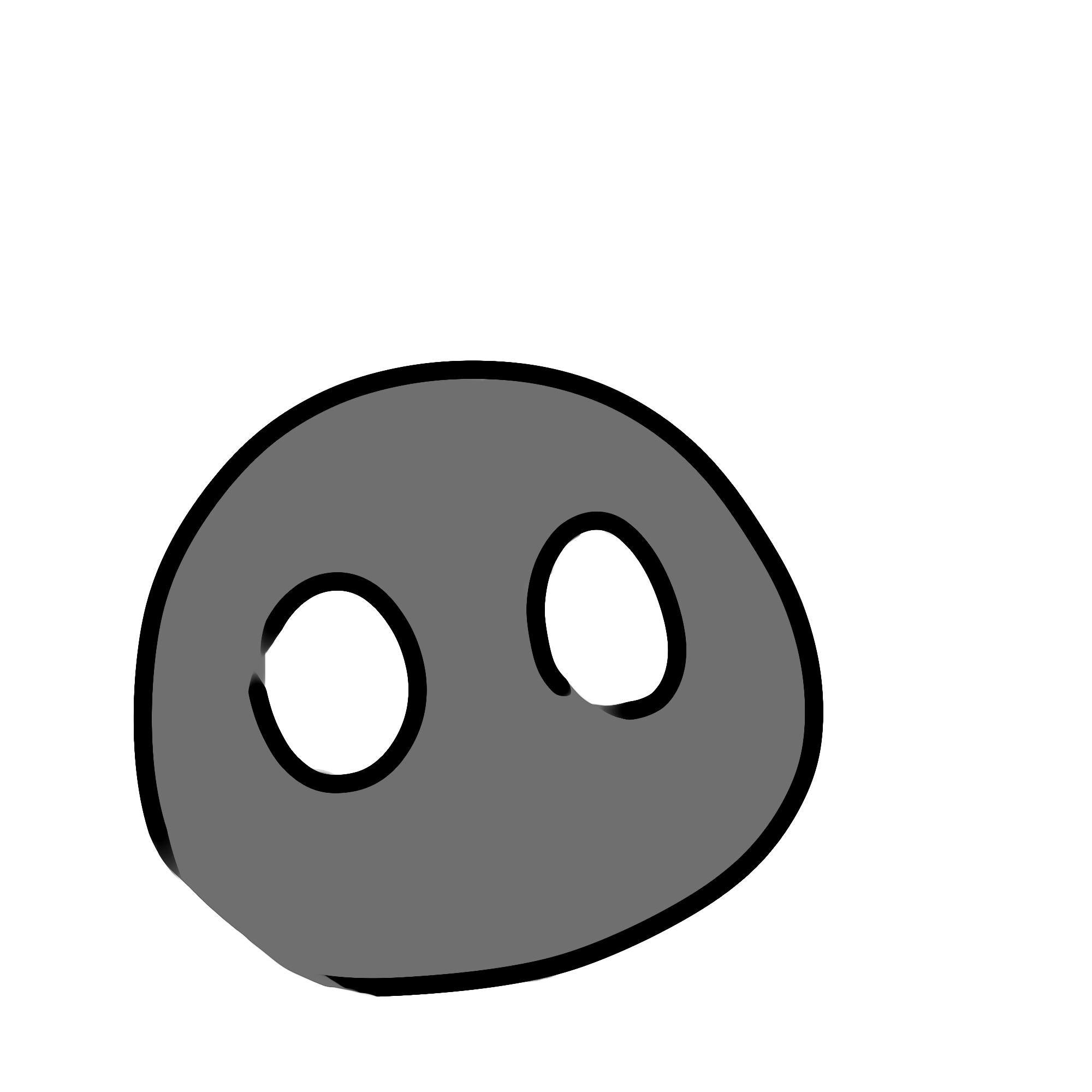 有双下巴的黑煤球