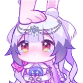[兰音·拾光幻梦·动态表情包_摸摸头]