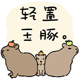 [水豚阿米go_轻置玉豚]