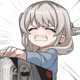 [少女乐队的呐喊第二弹动态表情包_抓狂]