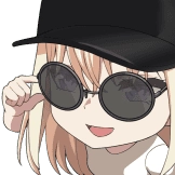 [夜愿华章表情包_摘墨镜]