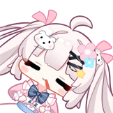 [梦咲有绪-表情包_吐血]