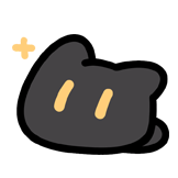 [雪地小黑猫_歪脑袋]