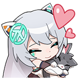 [天选姬_Official个性装扮第一弹_贴贴]