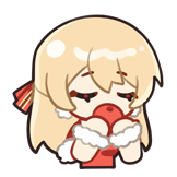 [小小姜饼人_吃苹果]