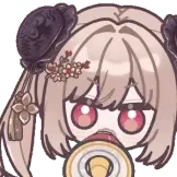 [少女风物诗动态表情包_喇叭]
