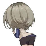 [少女乐队呐喊动态表情_扭屁股]