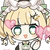 [小猫女仆动态表情包_喜欢]