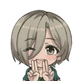 [少女乐队的呐喊第二弹动态表情包_比耶]