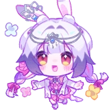[兰音·拾光幻梦·动态表情包_开心]