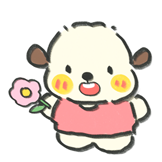 [不四小羊和咖啡狗_送花]