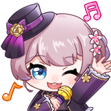 [美月表情包_唱歌]