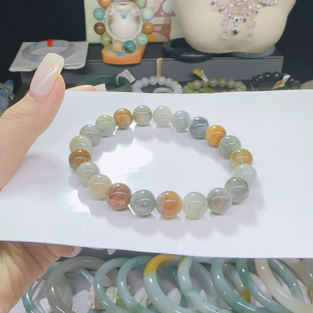 9mm天然蓝团油画兔毛