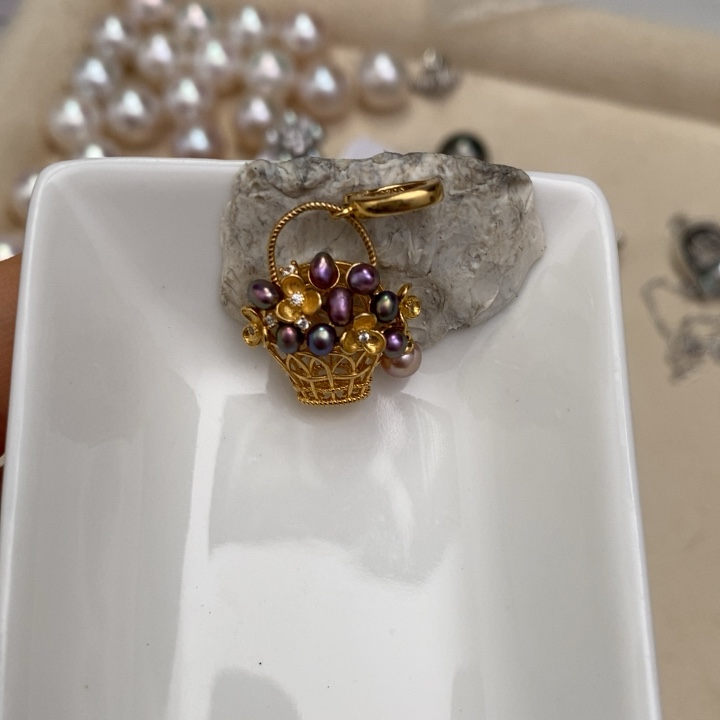 纯银小篮子 稀有色