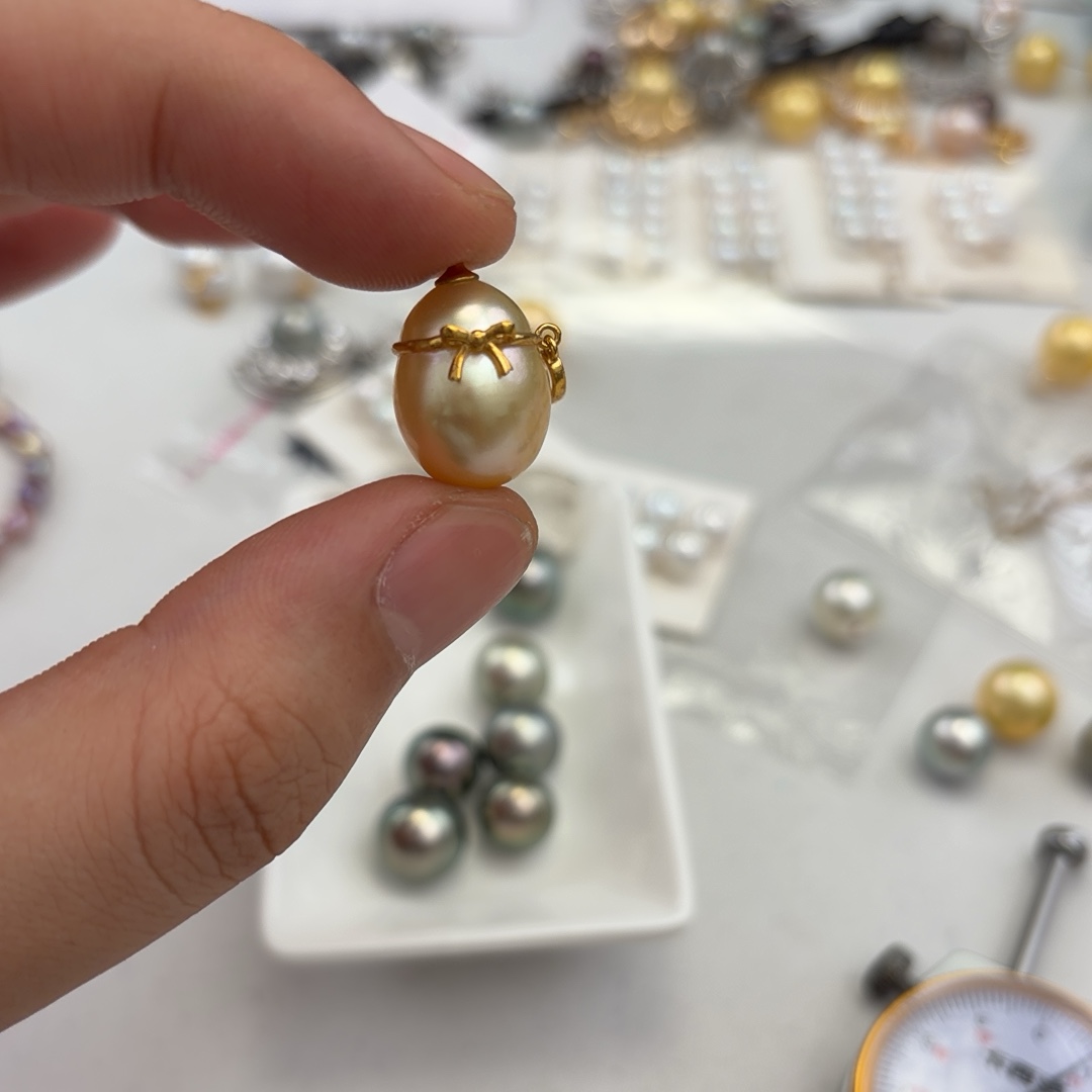 18k金珠葫芦