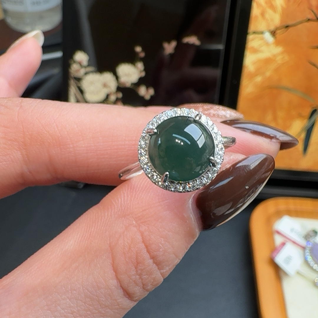 海蓝之谜戒指