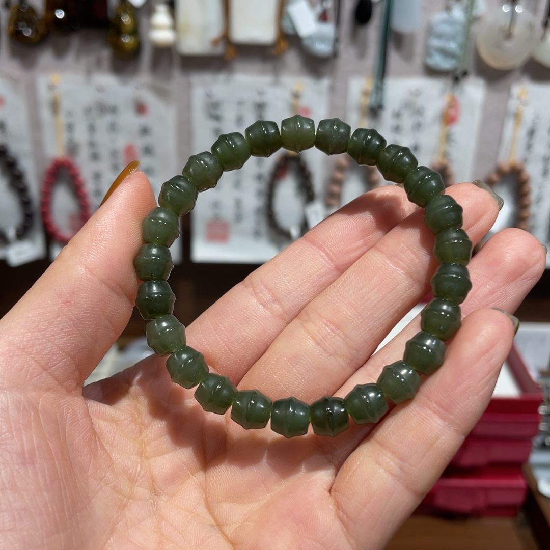 和田玉8mm深