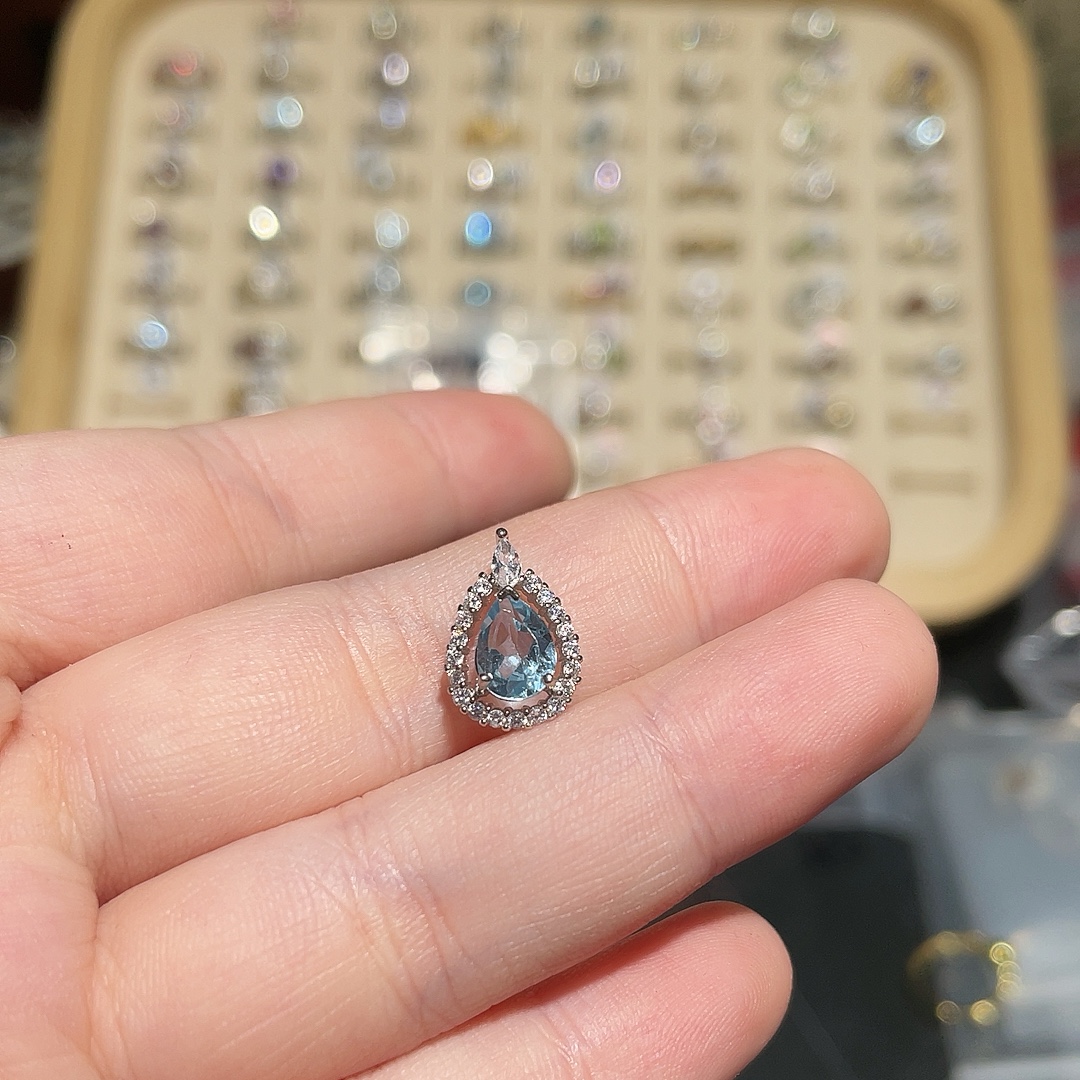 s925托帕吊坠