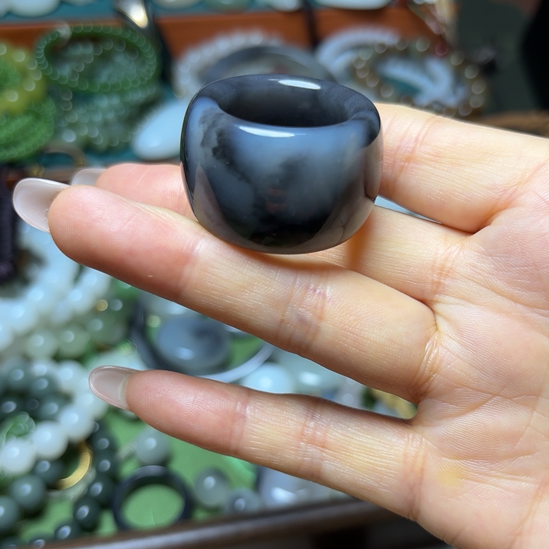 青花扳指