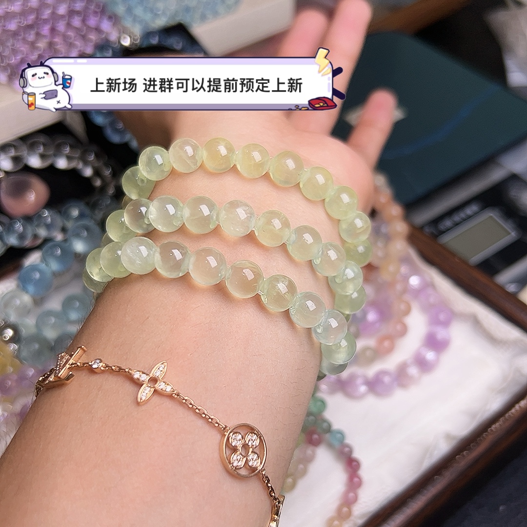高品/新品透体青提透体葡萄石9m