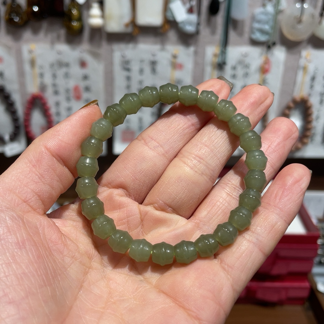 和田玉8mm浅