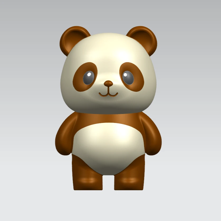 功夫熊猫3D模型，带参数步骤