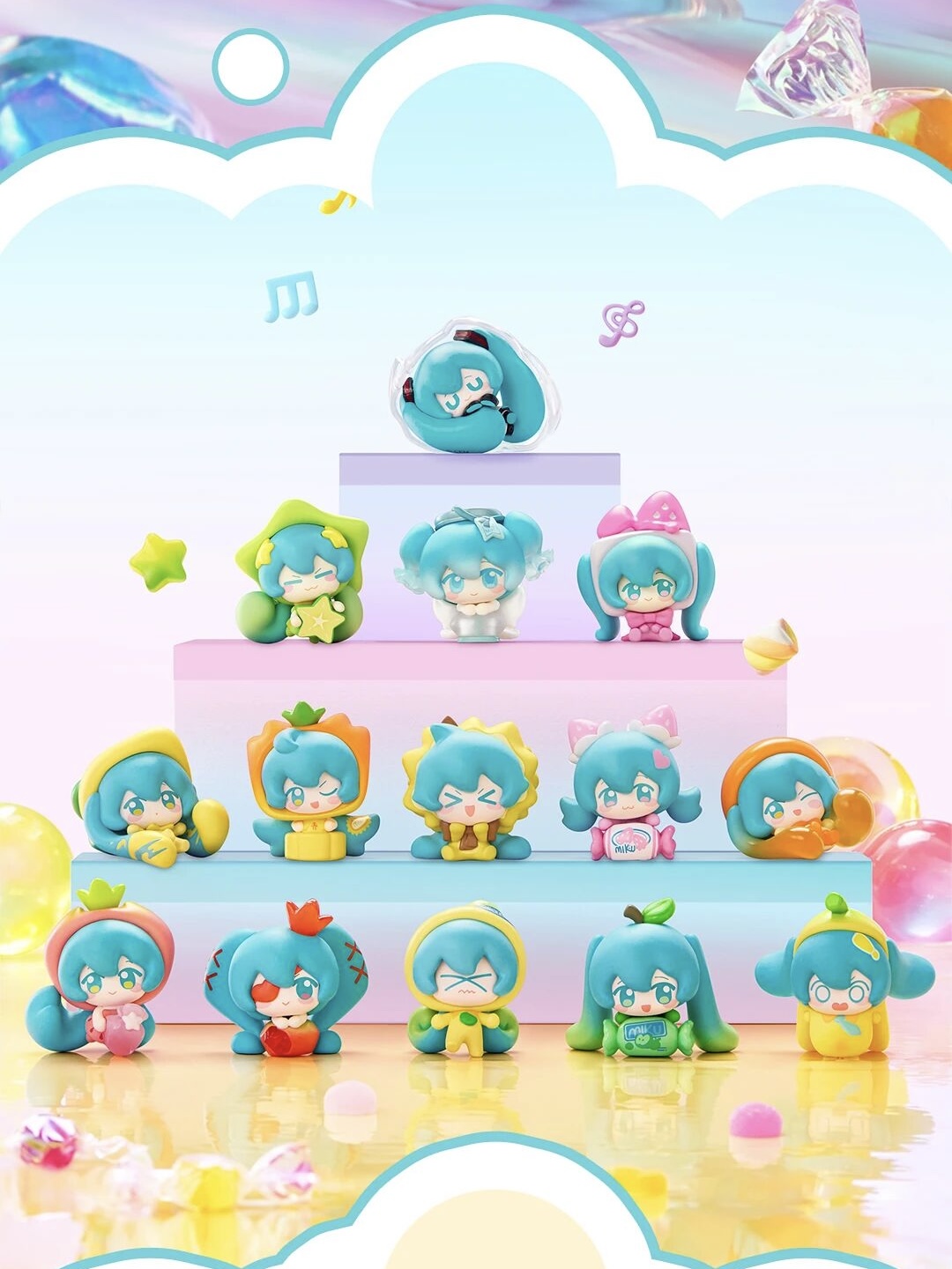初音未来 水果糖主题 Qface系列