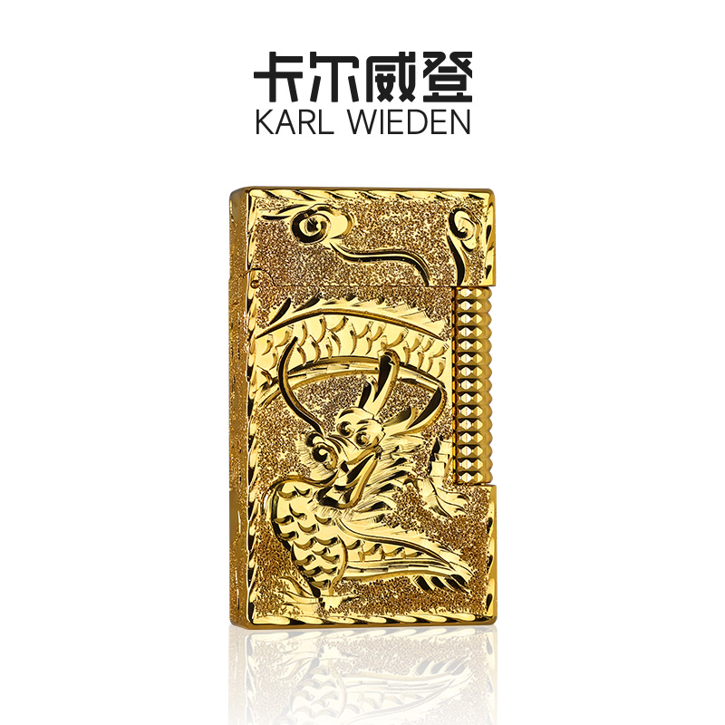 KW龙凤呈祥--手工制作高档雕花朗声黄铜刚声/单火朗声机