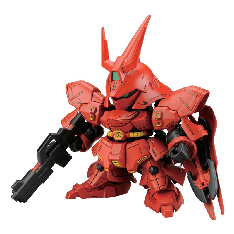 万代高达模型Q版 SD BB战士382 Sazabi 沙扎比 沙煞比 夏亚专用机