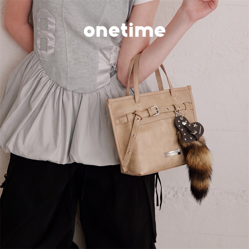 onetime自由袢带手提包时尚百搭高级感学生上课出行包送女友礼物
